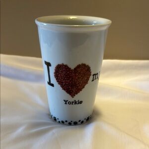 I Love My Yorkie Ceramic Mug